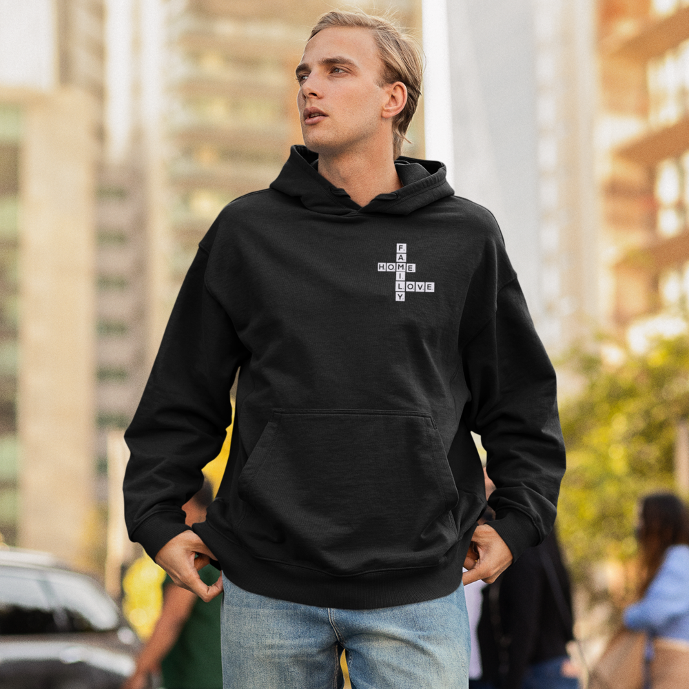 Crossword Oversized Hoodie