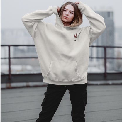 Wine Oversized Hoodie